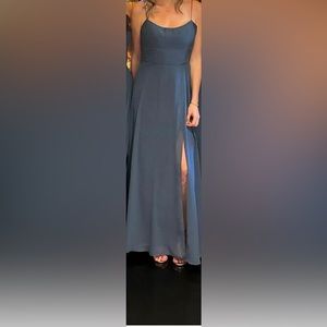 Jenny Yoo Evening Blue Gown (worn once with alterations)